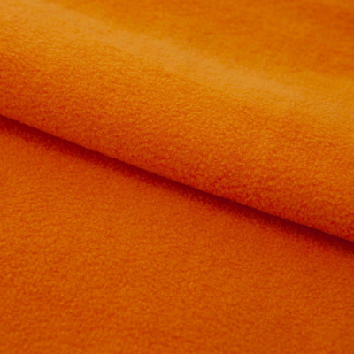 Флис DTY 16-1358, 250 г/м2, шир. 150 см, цвет оранжевый - купить в Краснодаре. Цена 640.46 руб.