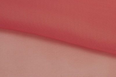 Портьерный капрон 15-1621, 47 гр/м2, шир.300см, цвет т.розовый - купить в Краснодаре. Цена 137.27 руб.