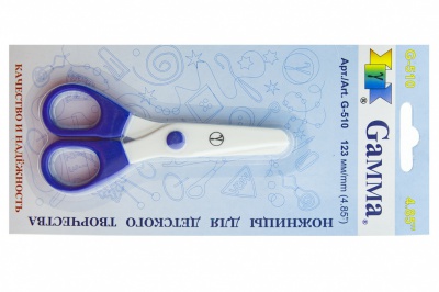 Ножницы G-510 детские 123 мм - купить в Краснодаре. Цена: 137.45 руб.