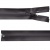 Молния водонепроницаемая PVC Т-7, 60 см, разъемная, цвет (301) т.серый - купить в Краснодаре. Цена: 49.39 руб.