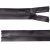 Молния водонепроницаемая PVC Т-7, 20 см, неразъемная, цвет (301)-т.серый - купить в Краснодаре. Цена: 21.56 руб.
