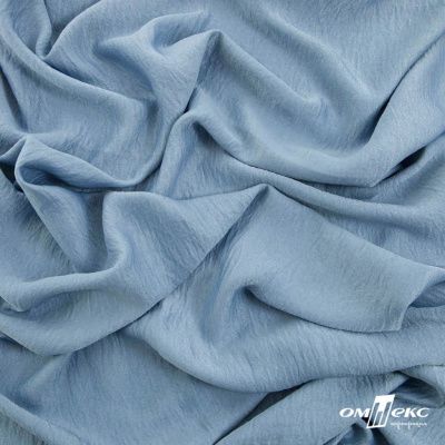 Ткань плательная Муар, 100% полиэстер,165 (+/-5) гр/м2, шир. 150 см, цв. Серо-голубой - купить в Краснодаре. Цена 215.65 руб.
