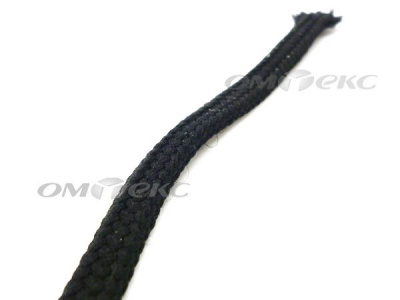 Шнурки т.3 200 см черн - купить в Краснодаре. Цена: 21.69 руб.