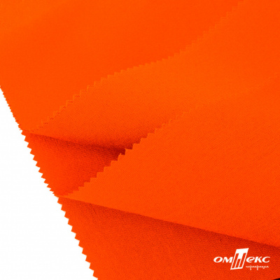 Ткань смесовая для спецодежды "Униформ" 17-1350, 200 гр/м2, шир.150 см, цвет люм.оранжевый - купить в Краснодаре. Цена 138.73 руб.