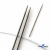 Спицы для вязания металлические d-2.5 мм круговые на тросике 53 см - купить в Краснодаре. Цена: 53.90 руб.