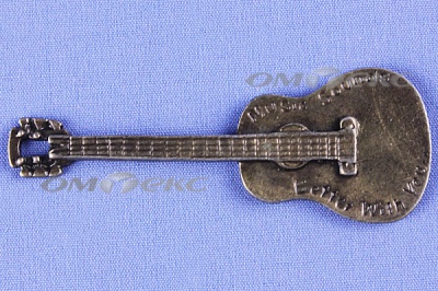Декоративный элемент для творчества из металла "Гитара"  - купить в Краснодаре. Цена: 20.20 руб.
