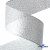Лента металлизированная "ОмТекс", 50 мм/уп.22,8+/-0,5м, цв.- серебро - купить в Краснодаре. Цена: 149.71 руб.