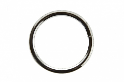 Кольцо металлическое d-3 х 32 мм, цв.-никель - купить в Краснодаре. Цена: 3.92 руб.