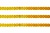 Пайетки "ОмТекс" на нитях, CREAM, 6 мм С / упак.73+/-1м, цв. 92 - золото - купить в Краснодаре. Цена: 484.77 руб.