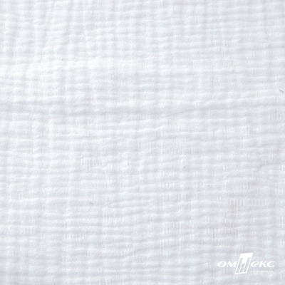 Ткань Муслин, 100% хлопок, 125 гр/м2, шир. 140 см #201 цв.(2)-белый - купить в Краснодаре. Цена 464.97 руб.