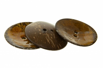 Деревянные украшения для рукоделия пуговицы "Кокос" #4 - купить в Краснодаре. Цена: 66.23 руб.