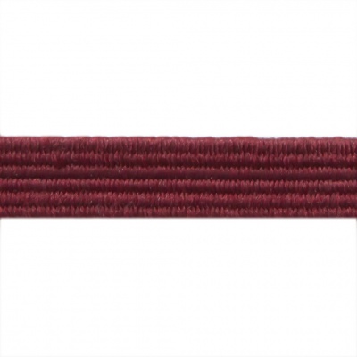 Резиновые нити с текстильным покрытием, шир. 6 мм ( упак.30 м/уп), цв.- 88-бордо - купить в Краснодаре. Цена: 155.22 руб.