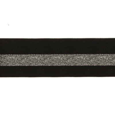 #2/6-Лента эластичная вязаная с рисунком шир.52 мм (45,7+/-0,5 м/бобина) - купить в Краснодаре. Цена: 69.33 руб.