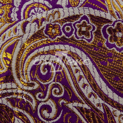 Ткань костюмная жаккард №9, 140 гр/м2, шир.150см, цвет фиолет - купить в Краснодаре. Цена 387.20 руб.