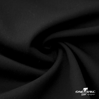 Ткань костюмная "Эльза" 80% P, 16% R, 4% S, 160 г/м2, шир.150 см, цв-черный #1 - купить в Краснодаре. Цена 332.71 руб.