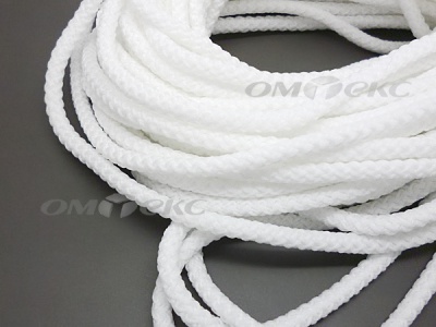 Шнур 1с35 4 мм крупное плетение 200 м белый - купить в Краснодаре. Цена: 1.10 руб.