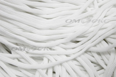 Шнур Т-02 (4с2) мелкое плетение 4мм 100 м белый - купить в Краснодаре. Цена: 2.50 руб.