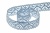 Тесьма кружевная 0621-1346А, шир. 13 мм/уп. 20+/-1 м, цвет 132-голубой - купить в Краснодаре. Цена: 575.07 руб.