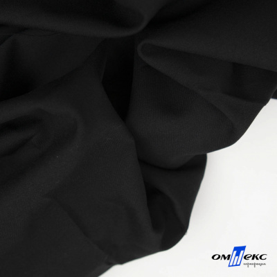 Ткань костюмная "Матте" 80% P, 16% R, 4% S, 170 г/м2, шир.150 см, цв-черный #1 - купить в Краснодаре. Цена 372.90 руб.