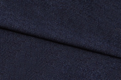 Ткань джинсовая №96, 160 гр/м2, шир.148см, цвет т.синий - купить в Краснодаре. Цена 350.42 руб.