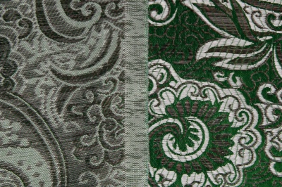 Ткань костюмная жаккард, 135 гр/м2, шир.150см, цвет зелёный№4 - купить в Краснодаре. Цена 441.94 руб.