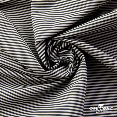Ткань сорочечная Полоска Кенди, 115 г/м2, 58% пэ,42% хл, шир.150 см, цв.6-черный, (арт.110) - купить в Краснодаре. Цена 306.69 руб.