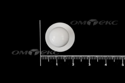 Пуговица поварская "Пукля", 10 мм, цвет белый - купить в Краснодаре. Цена: 2.28 руб.