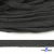 Шнур плетеный d-8 мм плоский, 70% хлопок 30% полиэстер, уп.85+/-1 м, цв.1026-серый - купить в Краснодаре. Цена: 735 руб.