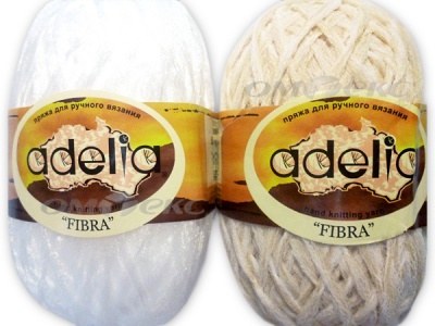 Пряжа Adelia "Fibra", полиэстер 100%, 50 гр/200 м - купить в Краснодаре. Цена: 34.67 руб.
