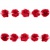 Тесьма плетеная "Рюш", упак. 9,14 м, цвет красный - купить в Краснодаре. Цена: 46.82 руб.