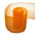 Лента капроновая "Гофре", шир. 110 мм/уп. 50 м, цвет оранжевый - купить в Краснодаре. Цена: 26.93 руб.