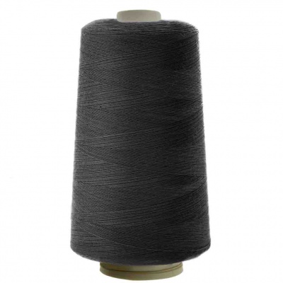 Швейные нитки (армированные) 28S/2, нам. 2 500 м, цвет чёрный - купить в Краснодаре. Цена: 139.91 руб.