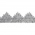 Тесьма металлизированная 0384-0240, шир. 40 мм/уп. 25+/-1 м, цвет серебро - купить в Краснодаре. Цена: 490.74 руб.