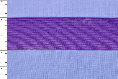 Окантовочная тесьма №0225, шир. 22 мм (в упак. 100 м), цвет фиолет - купить в Краснодаре. Цена: 271.60 руб.