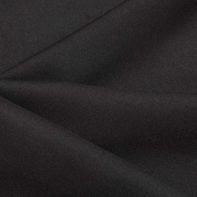 Ткань костюмная 21010 2044, 225 гр/м2, шир.150см, цвет черный - купить в Краснодаре. Цена 394.71 руб.