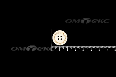 Пуговица деревянная круглая №33 (18мм) - купить в Краснодаре. Цена: 2.55 руб.