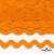 Тесьма вьюнчик 0381-0080, 8 мм/упак.33+/-1м, цвет 9511-оранжевый - купить в Краснодаре. Цена: 107.26 руб.