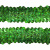 Тесьма с пайетками D4, шир. 30 мм/уп. 25+/-1 м, цвет зелёный - купить в Краснодаре. Цена: 1 087.39 руб.
