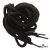 Шнурки #106-09, круглые 130 см, цв.чёрный - купить в Краснодаре. Цена: 21.92 руб.