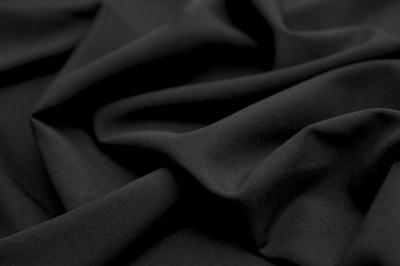 Костюмная ткань с вискозой "Флоренция", 195 гр/м2, шир.150см, цвет чёрный - купить в Краснодаре. Цена 502.24 руб.