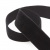 Лента бархатная нейлон, шир.25 мм, (упак. 45,7м), цв.03-черный - купить в Краснодаре. Цена: 800.84 руб.