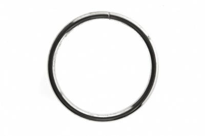 Кольцо металлическое №40 мм, цв.-никель - купить в Краснодаре. Цена: 4.45 руб.