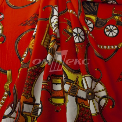 Плательная ткань "Фламенко" 16.1, 80 гр/м2, шир.150 см, принт этнический - купить в Краснодаре. Цена 243.96 руб.