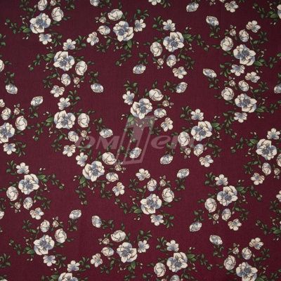 Плательная ткань "Фламенко" 3.3, 80 гр/м2, шир.150 см, принт растительный - купить в Краснодаре. Цена 317.46 руб.