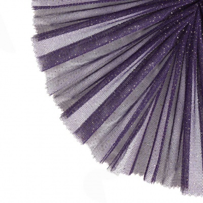 Сетка Глиттер, 24 г/м2, шир.145 см., пурпурный - купить в Краснодаре. Цена 117.24 руб.