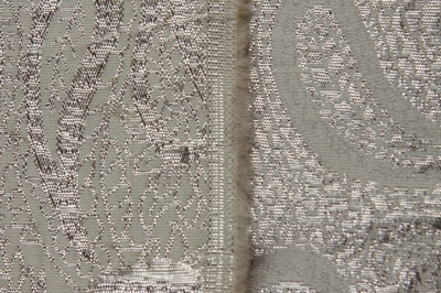 Ткань костюмная жаккард, 135 гр/м2, шир.150см, цвет белый№19 - купить в Краснодаре. Цена 441.94 руб.