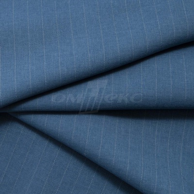 Костюмная ткань "Жаклин", 188 гр/м2, шир. 150 см, цвет серо-голубой - купить в Краснодаре. Цена 430.84 руб.