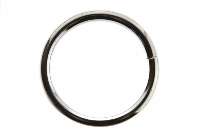 Кольцо металлическое d-38 мм, цв.-никель - купить в Краснодаре. Цена: 4.89 руб.
