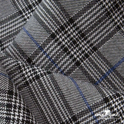 Ткань костюмная "Клер" 80% P, 16% R, 4% S, 200 г/м2, шир.150 см,#3 цв-серый/синий - купить в Краснодаре. Цена 412.02 руб.