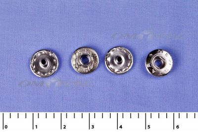 Кнопки металл Ф-12,5 (1440 +/-20 шт) "альфа" никель с рисунком - купить в Краснодаре. Цена: 2 853.69 руб.